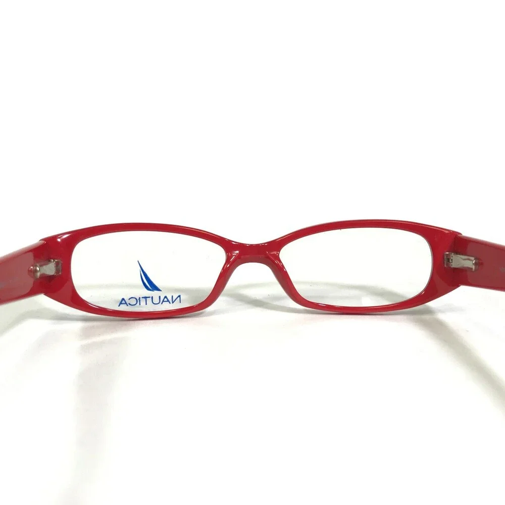 Nautica Petite Small Eyeglasses Frames N8038 654 Red Rectangular 48-16-135
